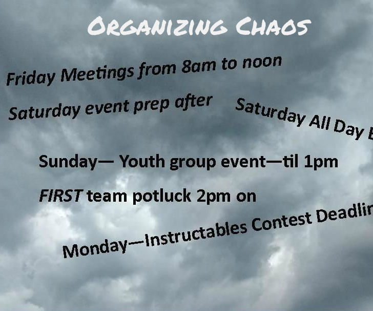 Organizing Chaos: Managing the Perfect Storm of a Busy Calendar
