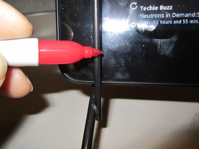 Marking the Area to Be Cut