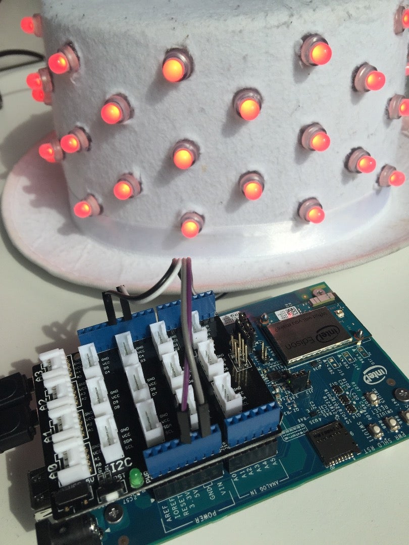 Connection the Edison Via SPI to the LEDs