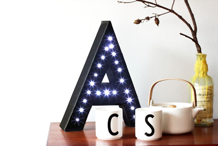 Light Up Letter Out of Cardboard