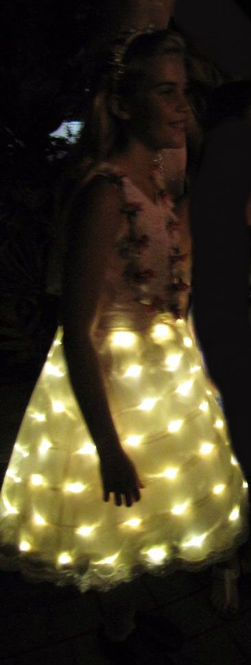 open lace back dress Girls Light Up Dress LED Long Sleeve Princess Party Dress with Fairy W   Sun Baby