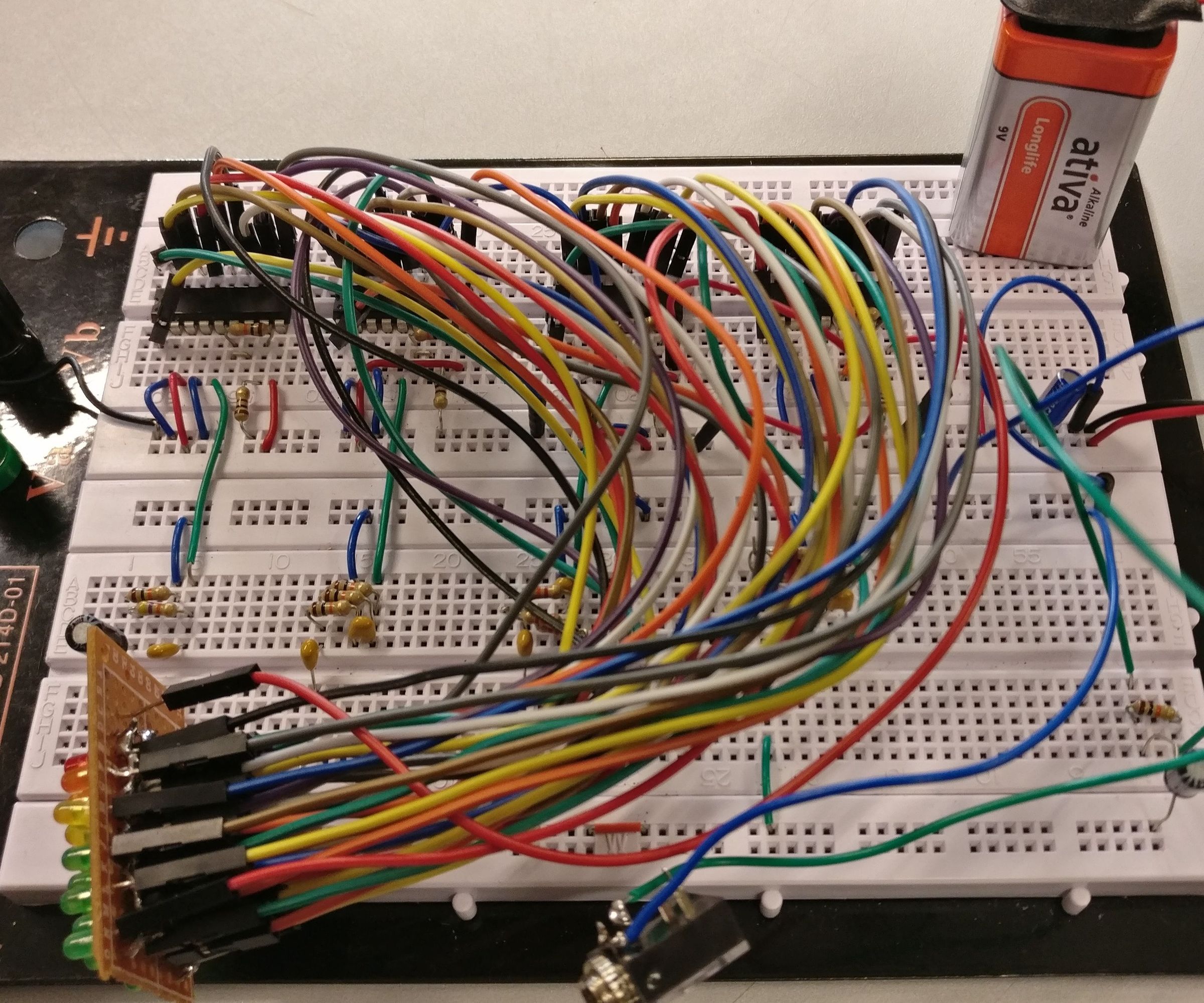 4×10 Spectrum Analyser LEDs