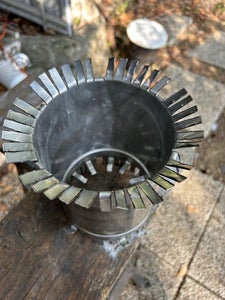 Assembling the Burner No Drill Hole No Screw