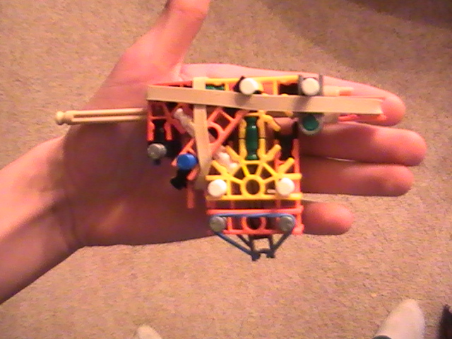 Tiny, True Trigger, Mag Fed K'nex Gun -El Mosquito