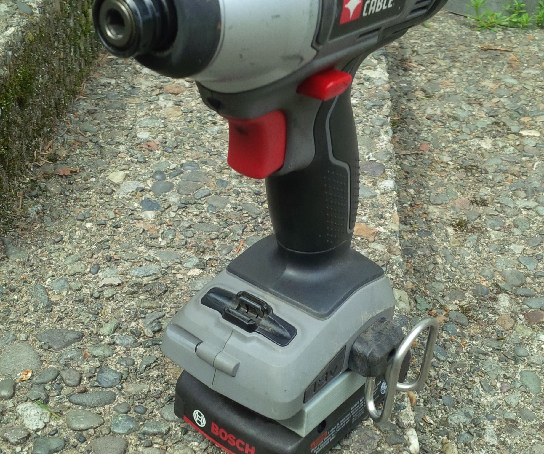 Bosch to Porter Cable 18V Battery Adapter