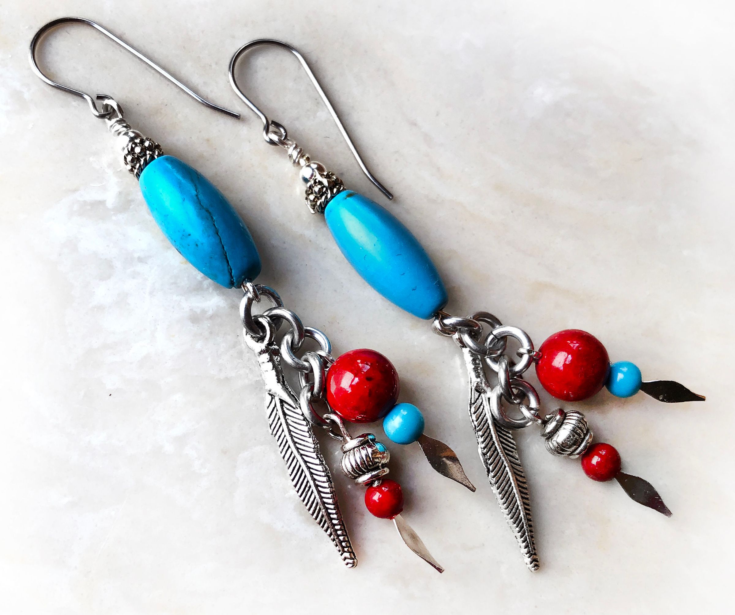 10 Minute Southwest Turquoise Earrings