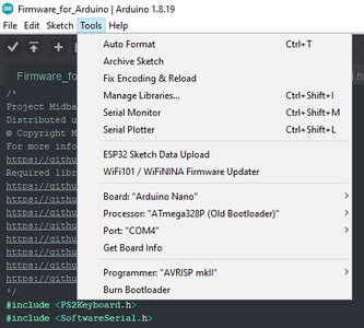 Flash the Arduino