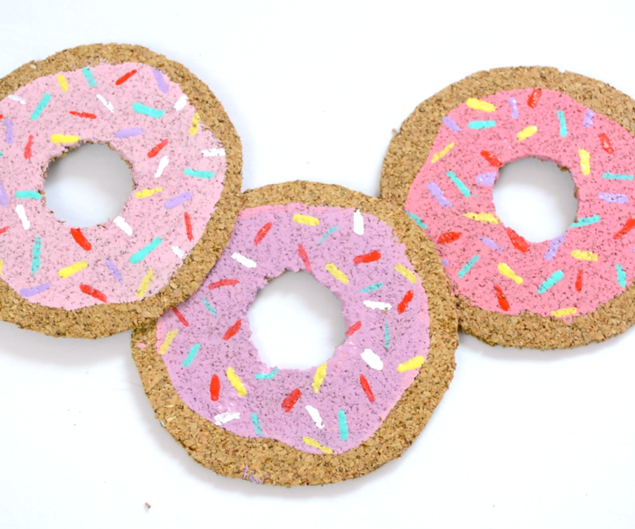Donut Coasters