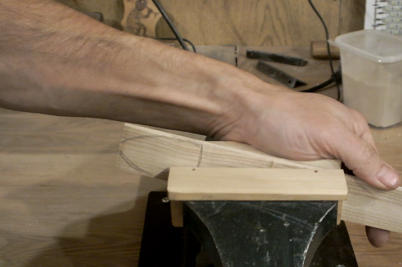 Clamp the Wood and Shape It