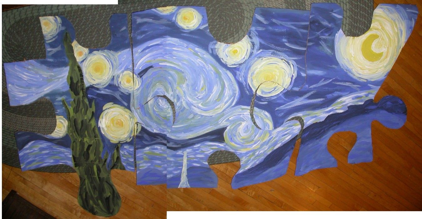 Starry Night Puzzle Halloween Costume