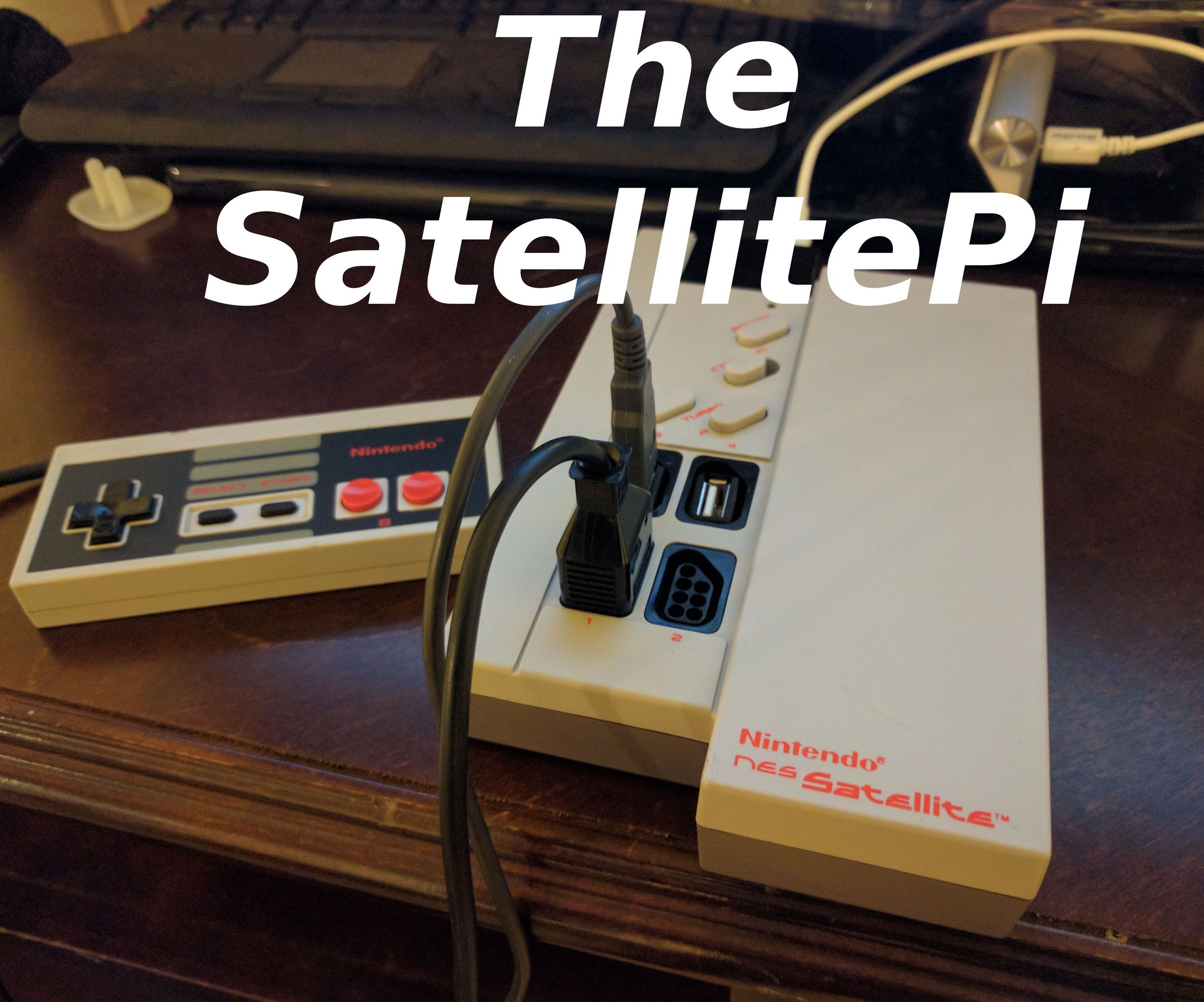 SatellitePi - Raspberry Pi Zero in an NES Satellite