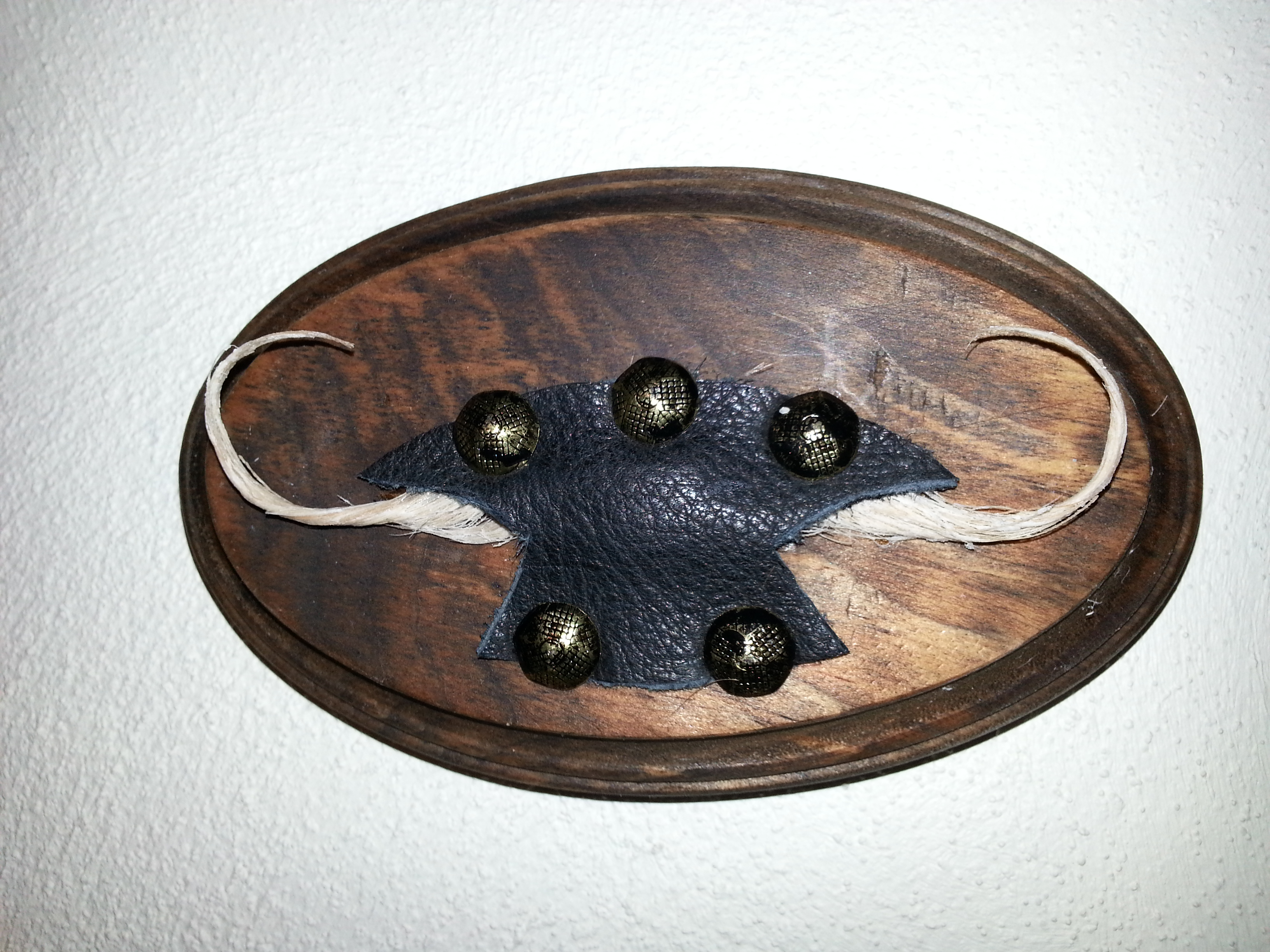 Mounted "Hipster" Mustache