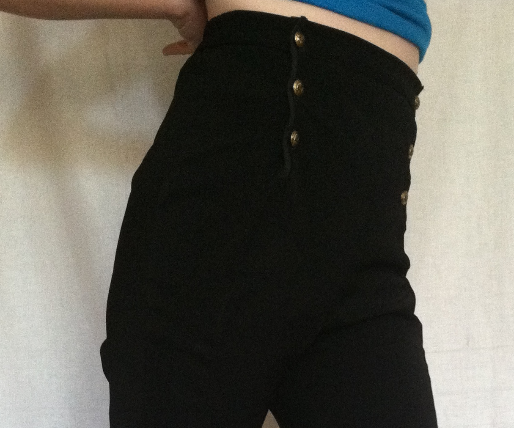 High Waist Sailor Pants