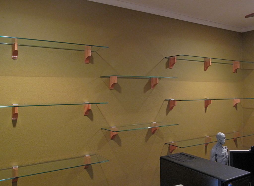 Cantilever Glass Shelving
