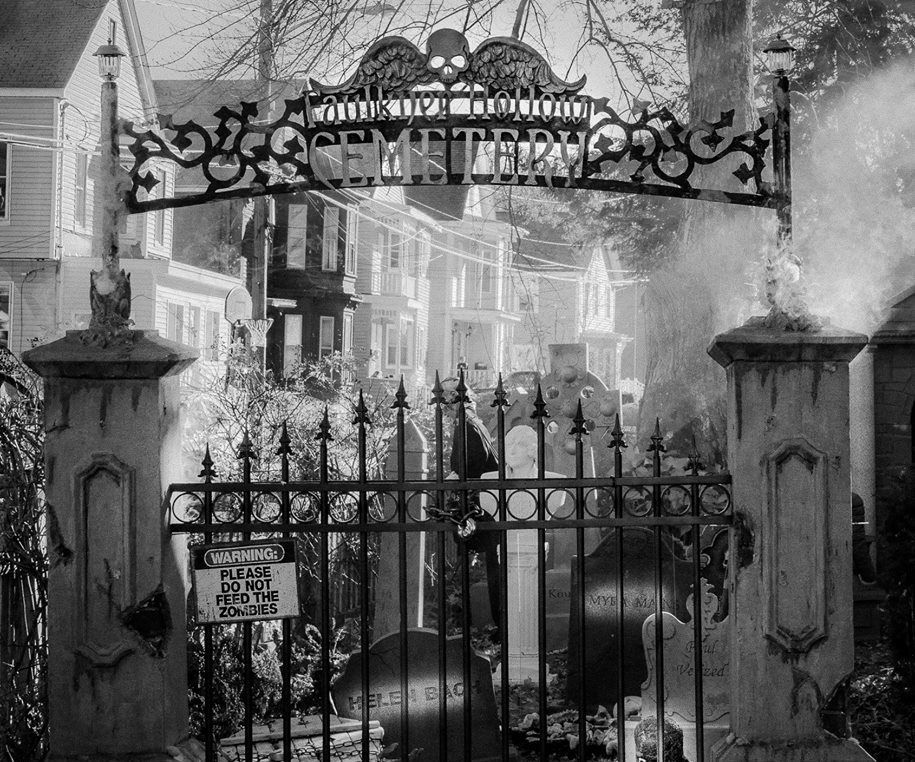 Halloween Cemetery Gate
