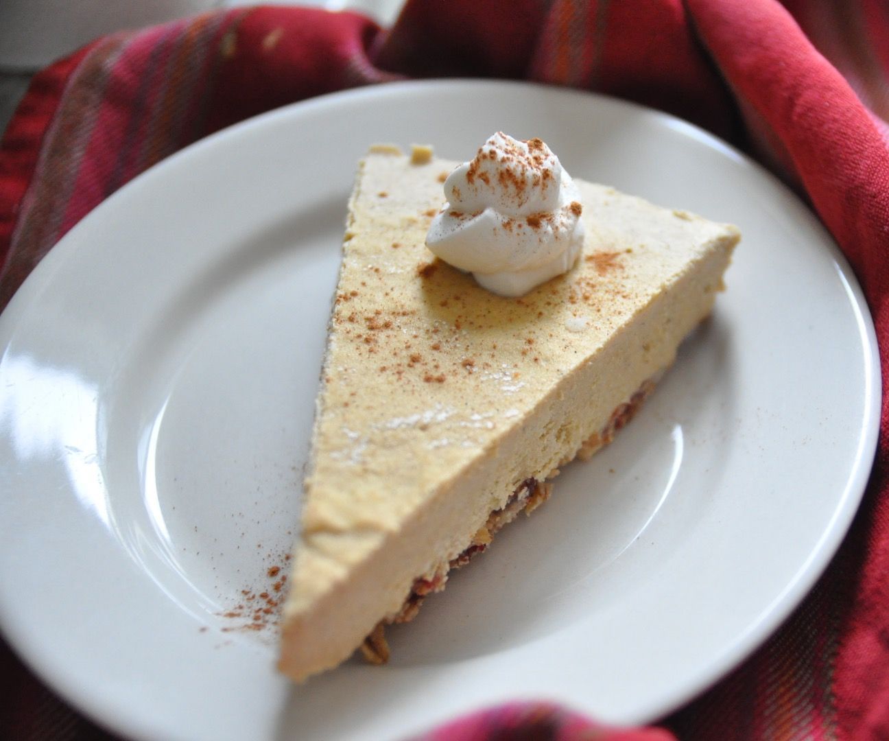 The Perfect Raw Vegan Pumpkin Cheesecake