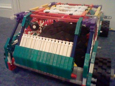 Knex Car With Large Trunk Space Crash Test.