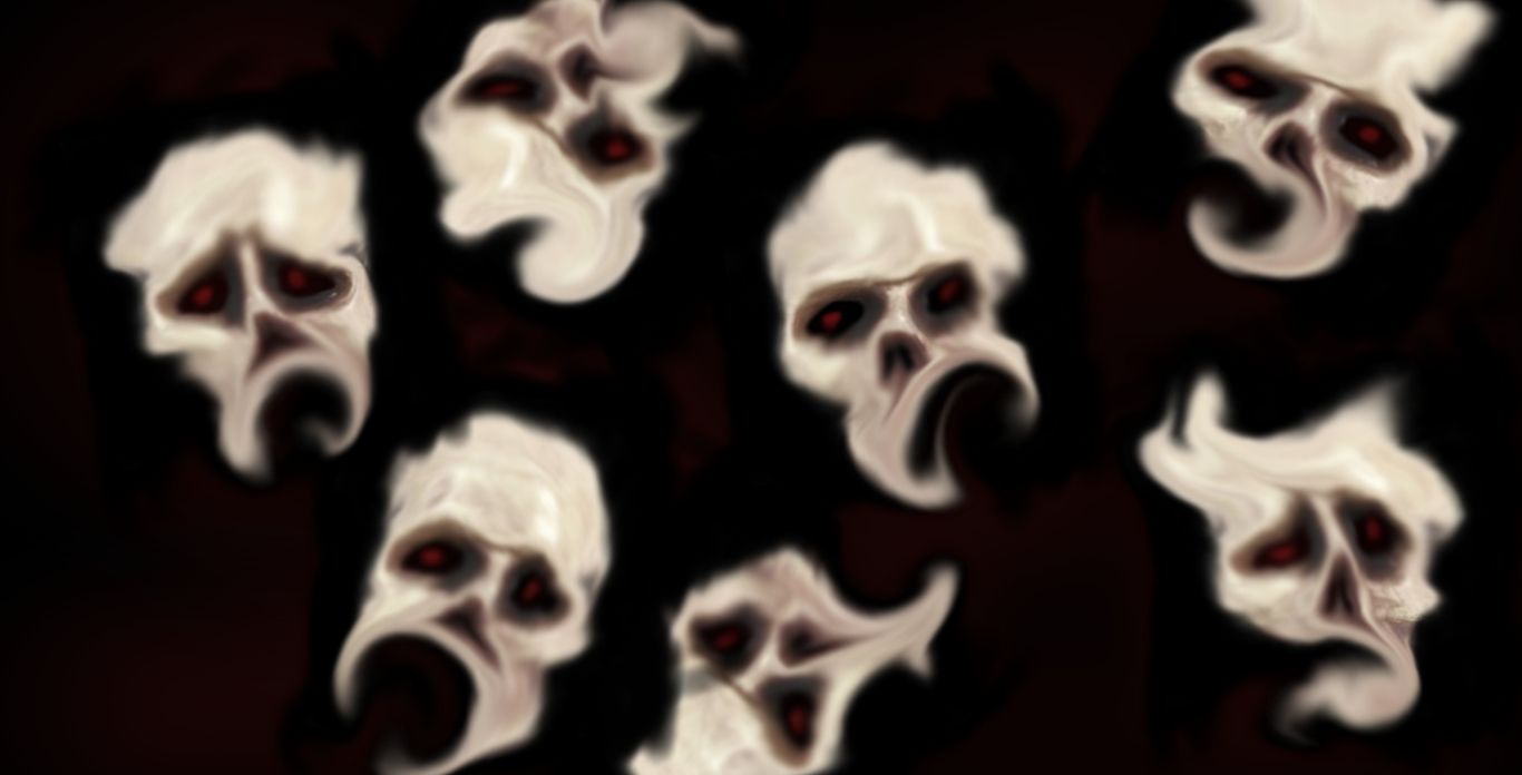 "Tortured Souls" created in Autodesk Sketchbook