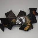 Unfolded Dymaxion Map Art