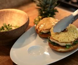 How to Make Grilled Chicken and Pineapple Sandwiches