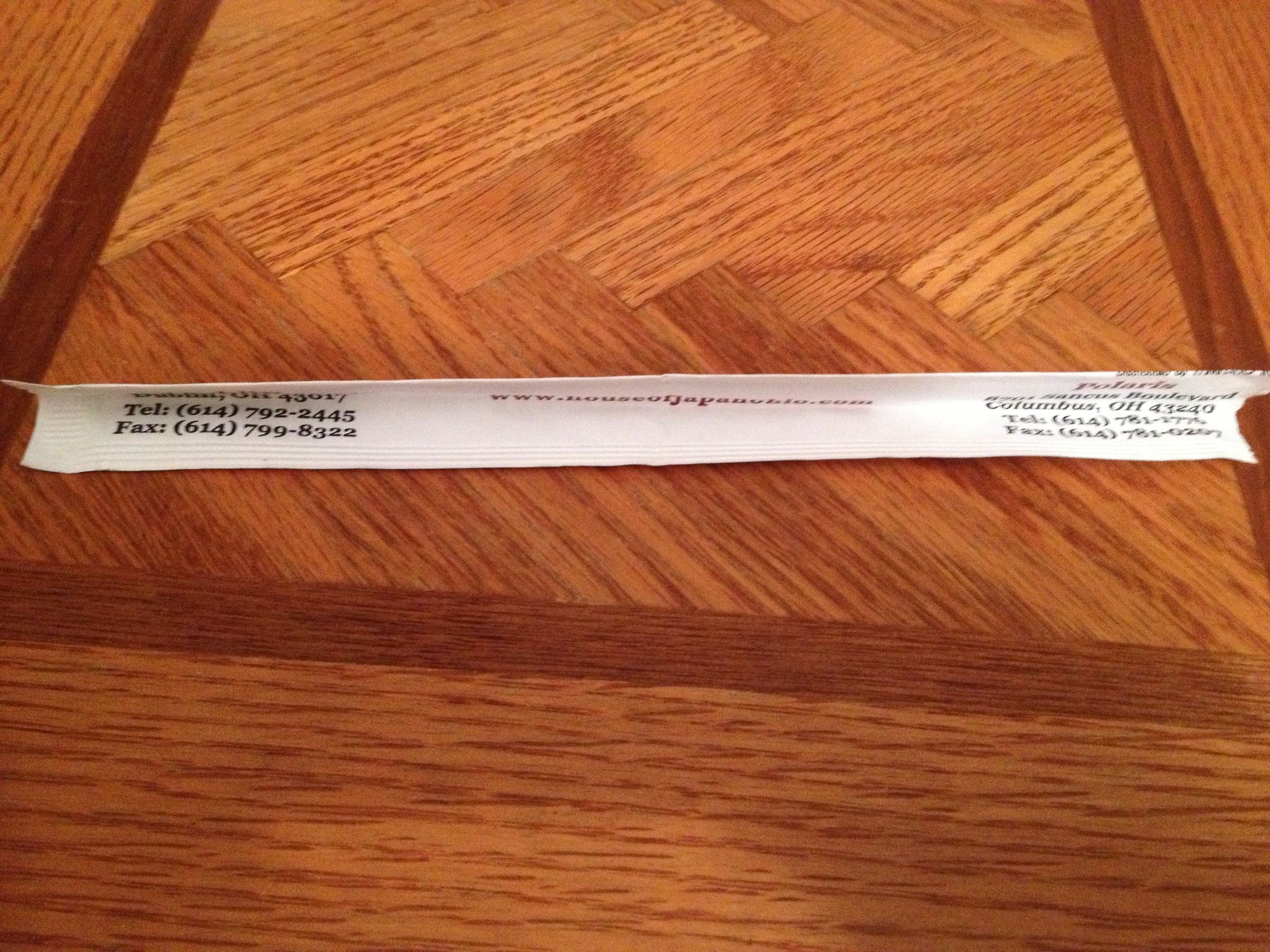 Chopstick Rest Made From Chopstick Wrapper 9 Steps Instructables