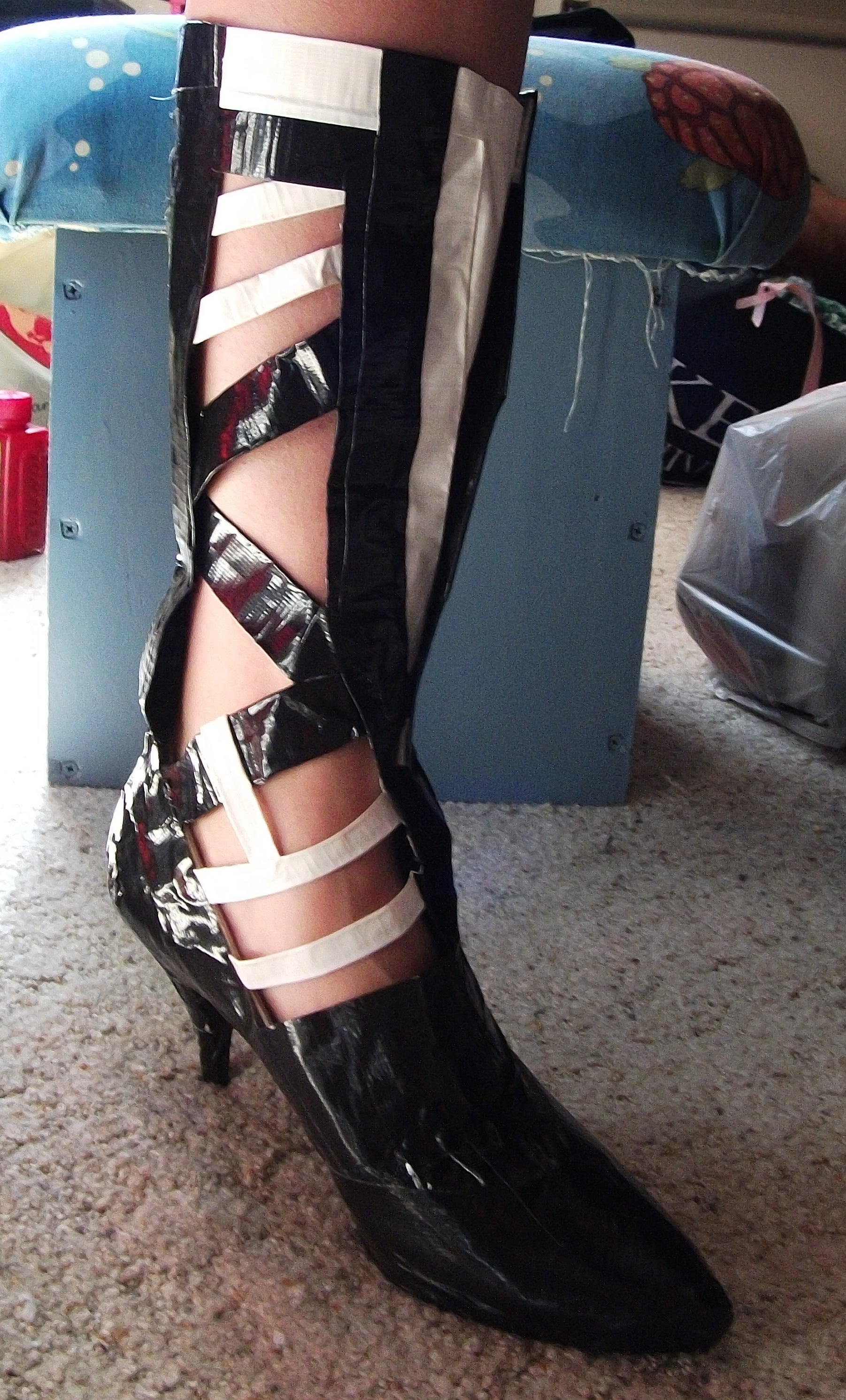 Stylish Duct Tape Boot! 9 Steps Instructables