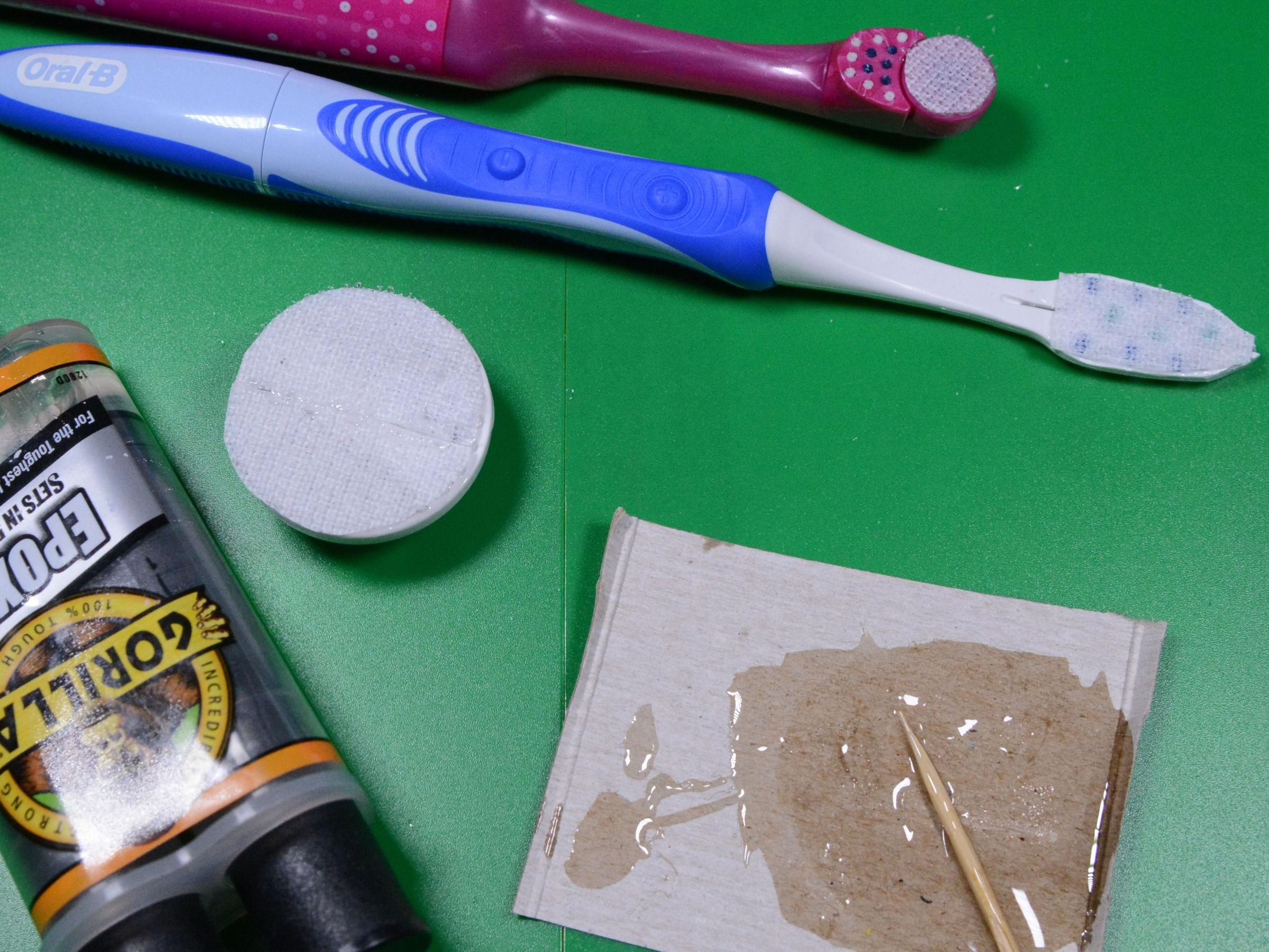 CONVERT OLD TOOTHBRUSHES INTO MINIATURE ELECTRIC SANDERS 5 Steps