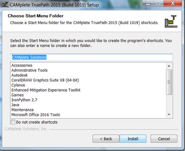 Finish Downloading CAMplete