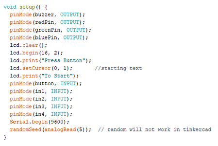 Code (Setup)