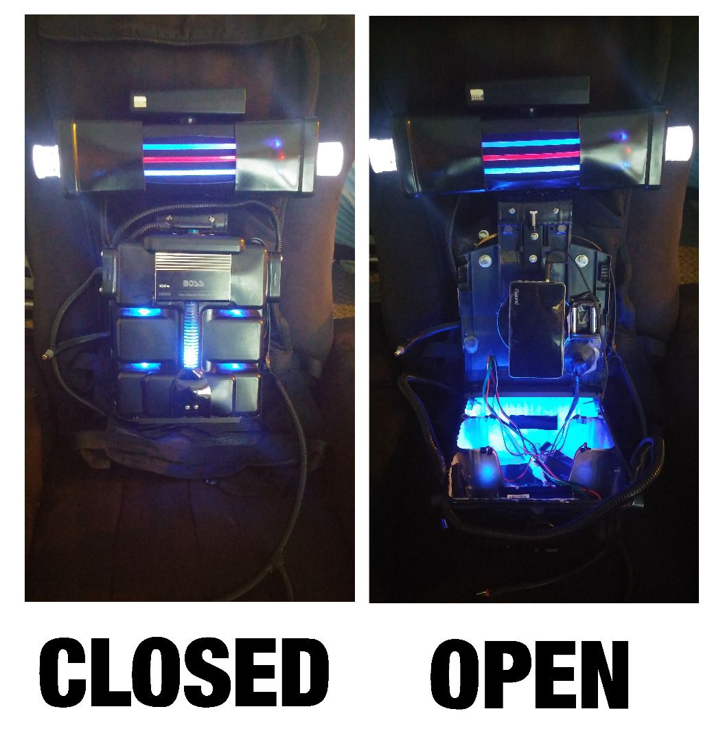 Robotic Machine Alien Species Laser Smoker LED's