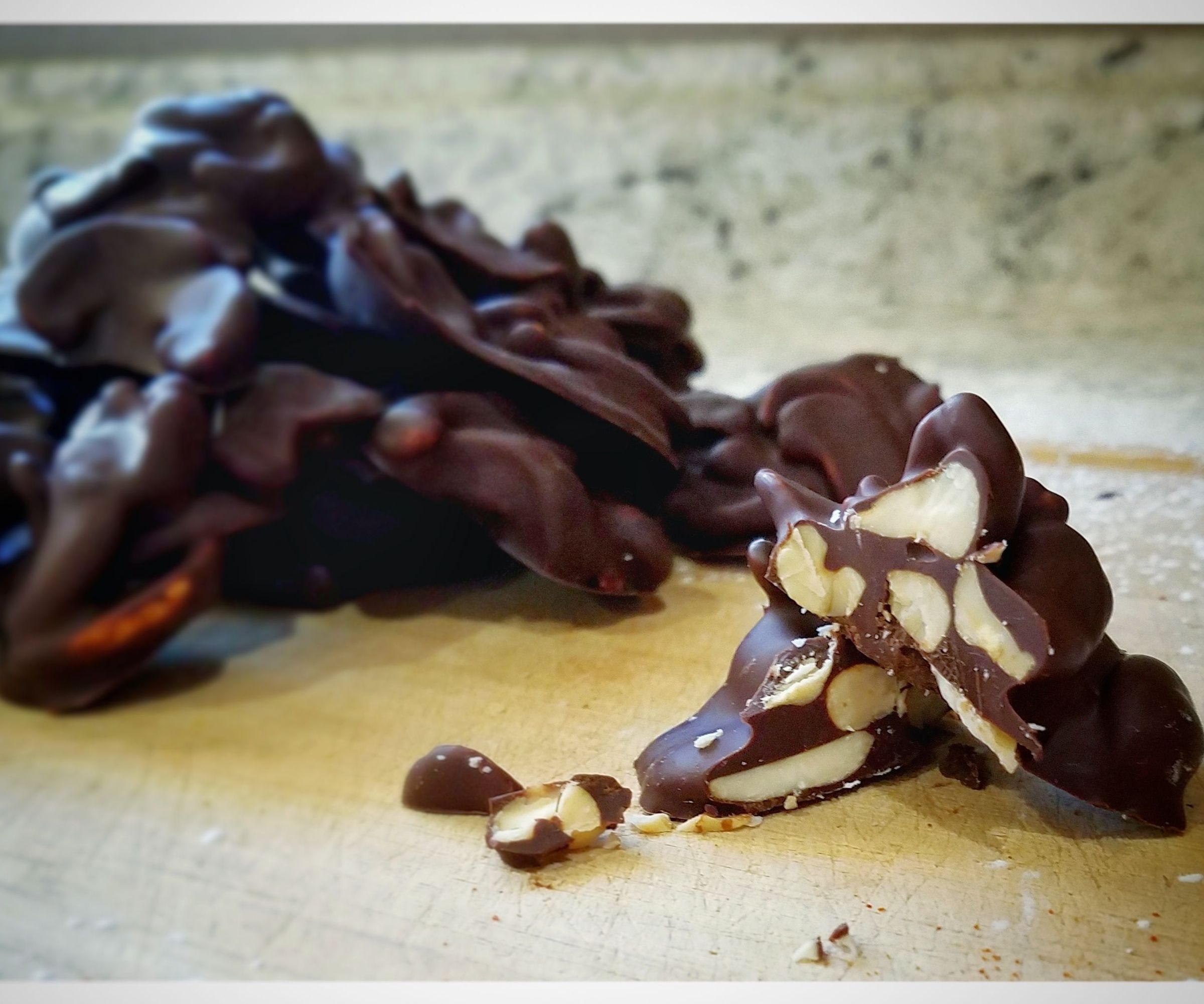 Chocolate Cashew Clusters