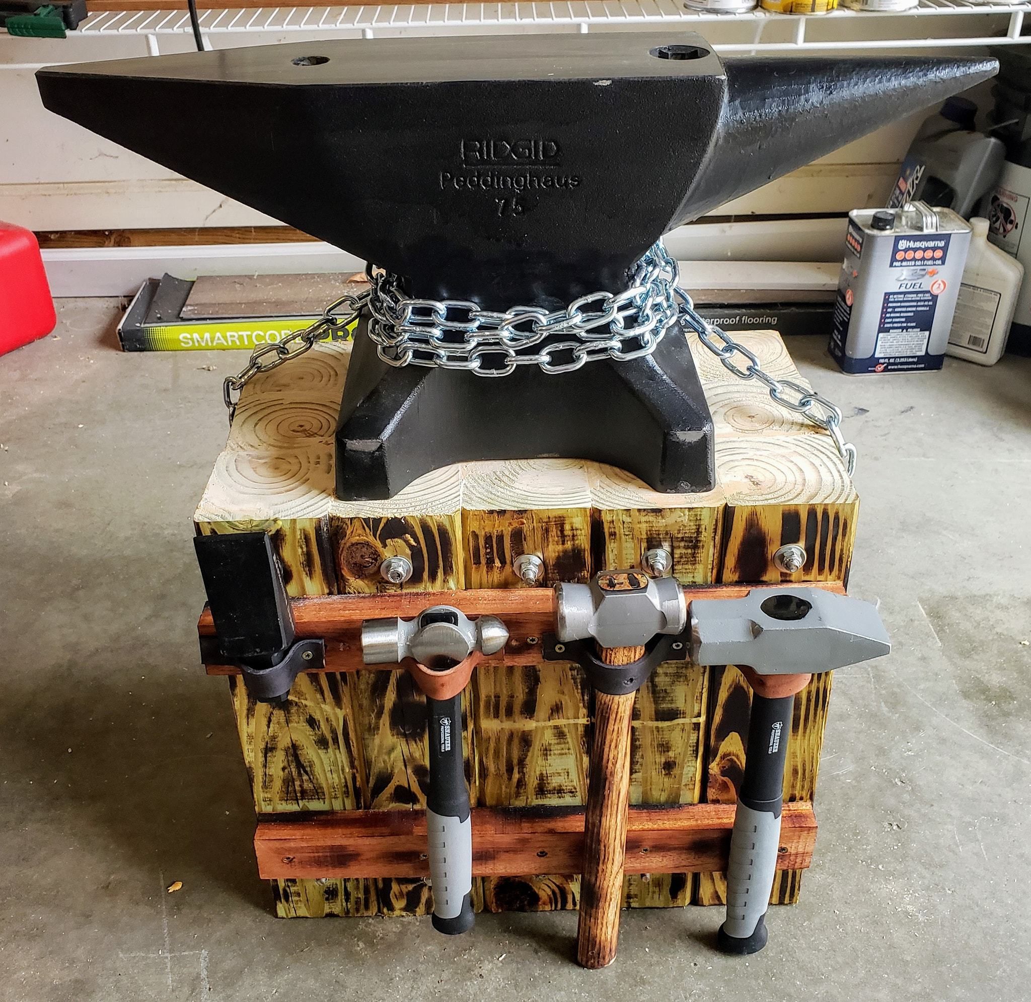 Custom Anvil Stand - No Welding Required : 5 Steps (with Pictures ...