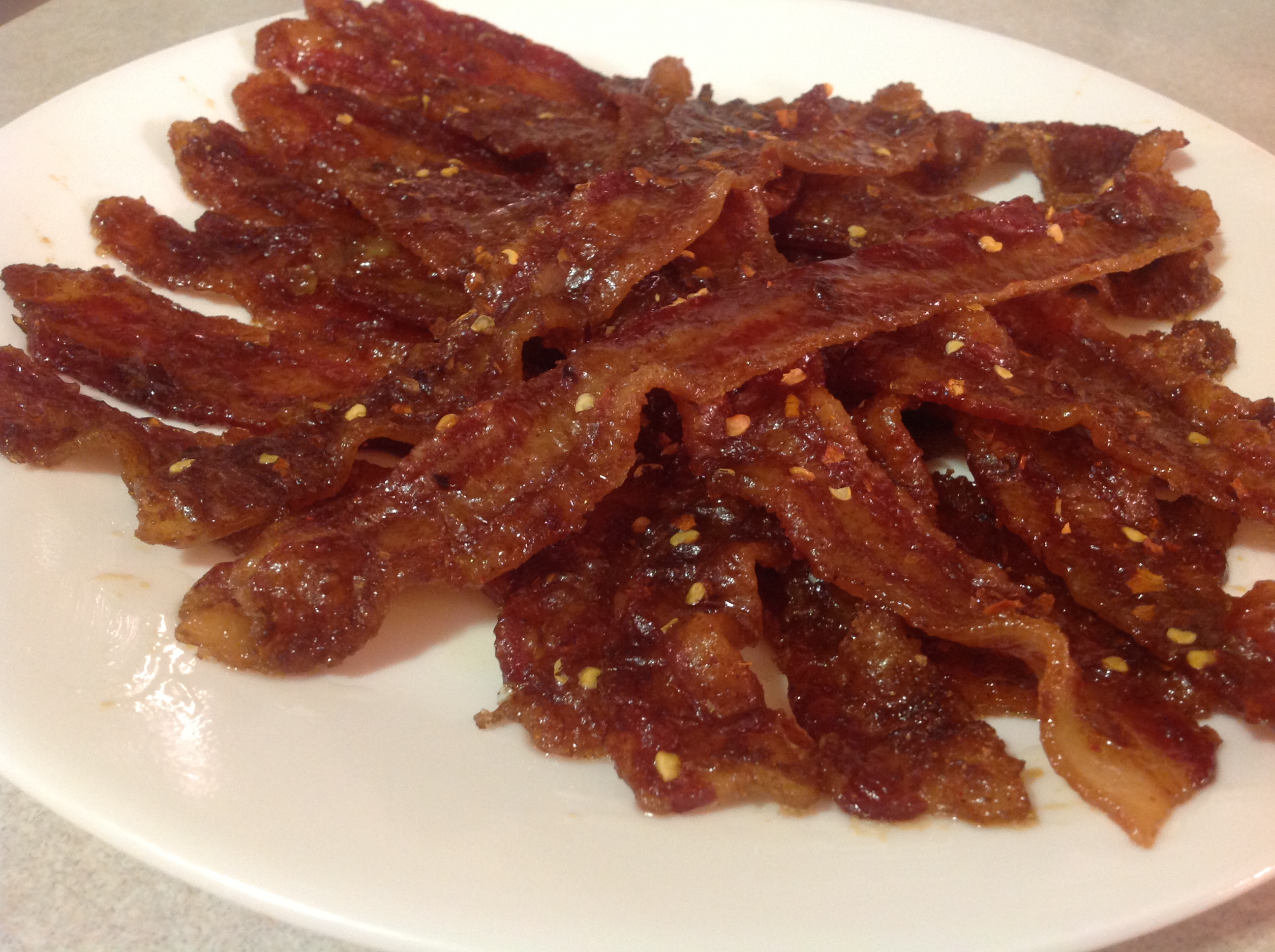 Spicy Candied Bacon