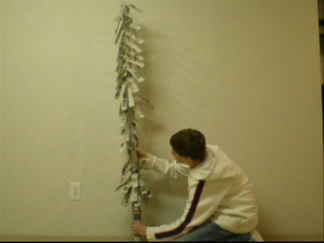 How to make a newspaper tree