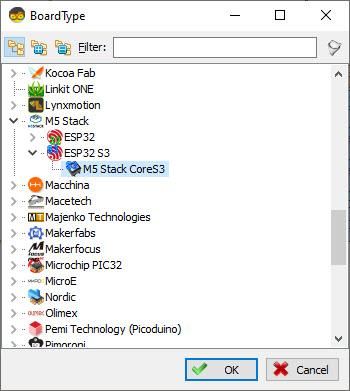 Start Visuino, and Select the M5 Stack CoreS3 Board Type photo 2