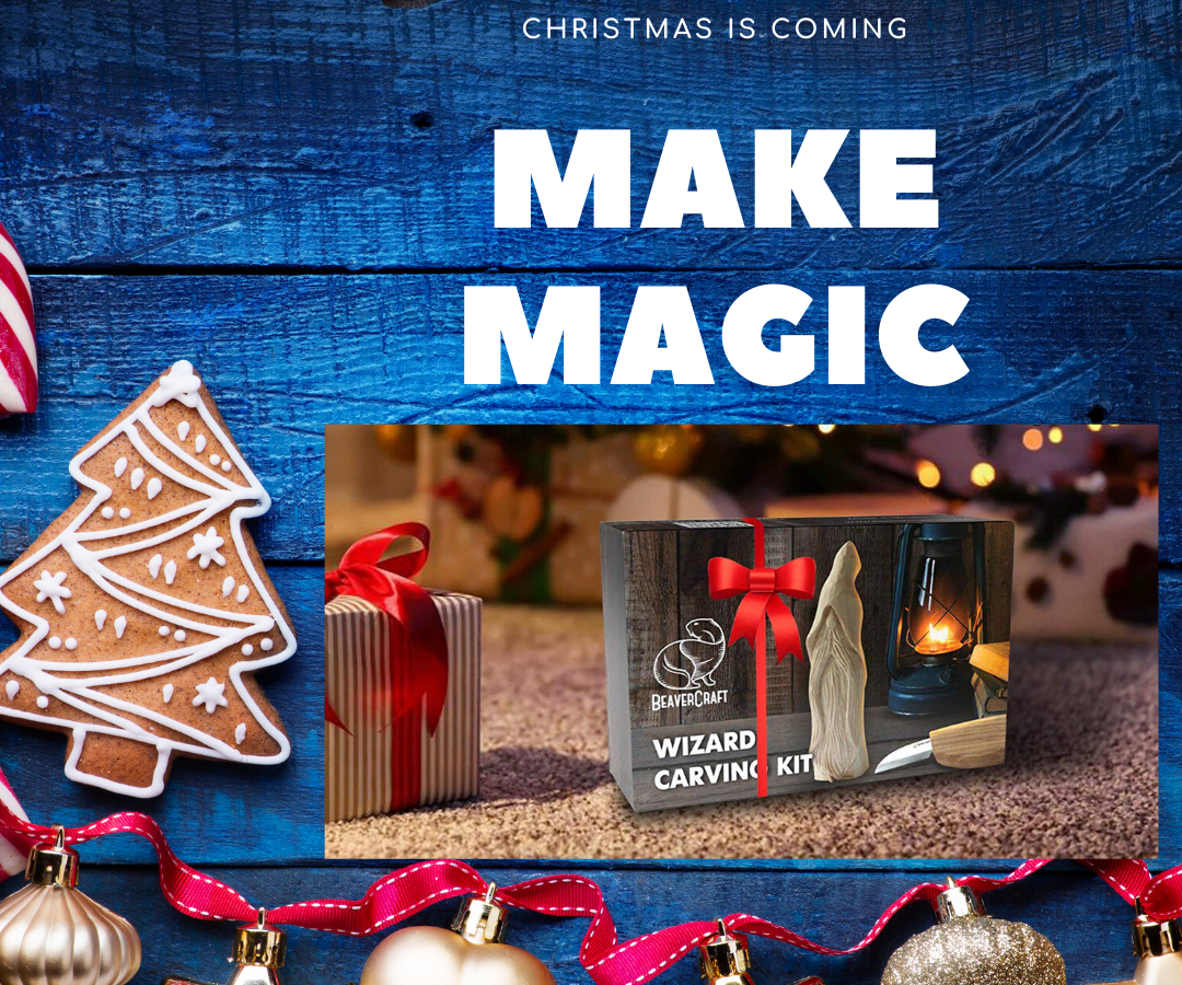 Wizard Carving Out of Wood I Christmas Ideas