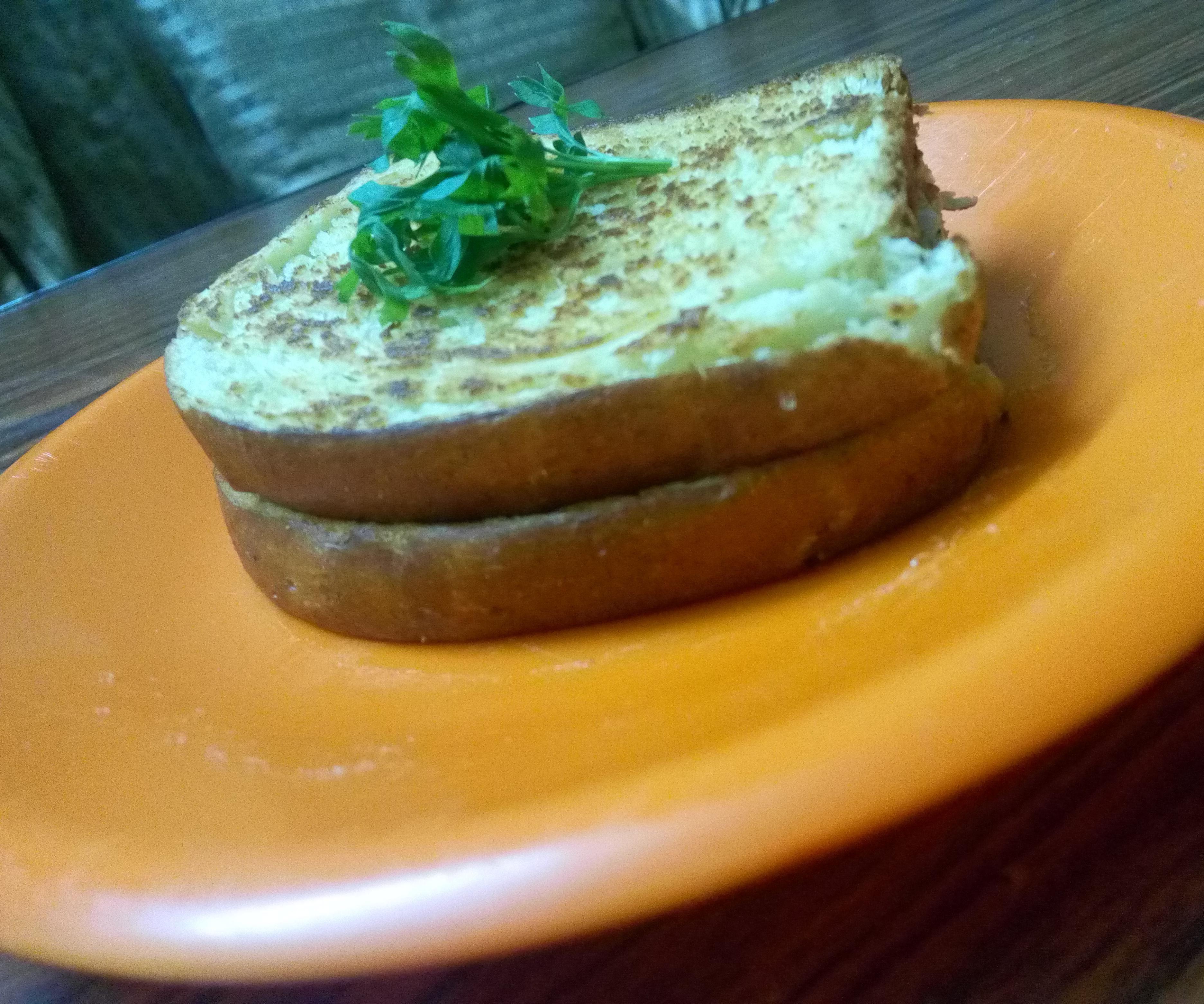 Grilled Cheese and Egg Sandwich