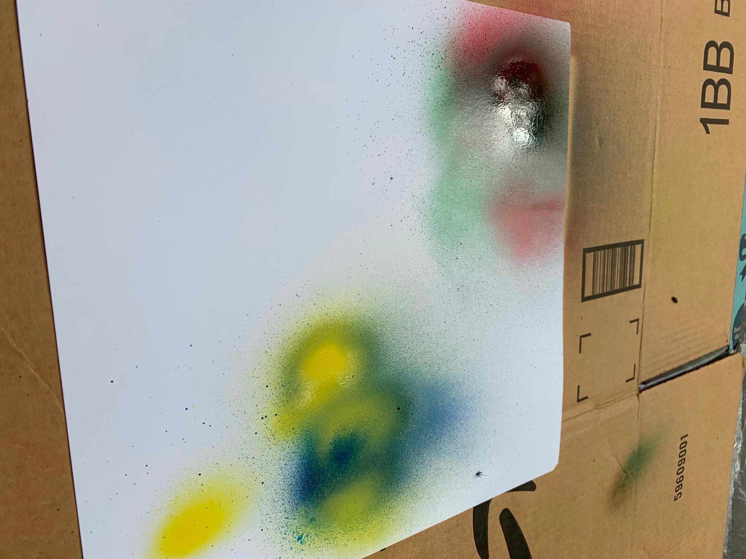 Spray Paint Poster Board