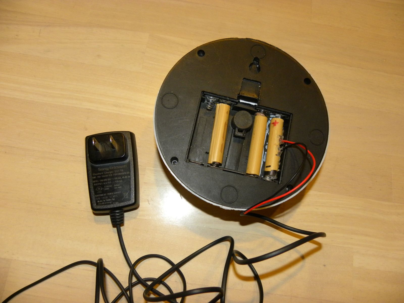Using an DC Adapter for Battery Powered Device