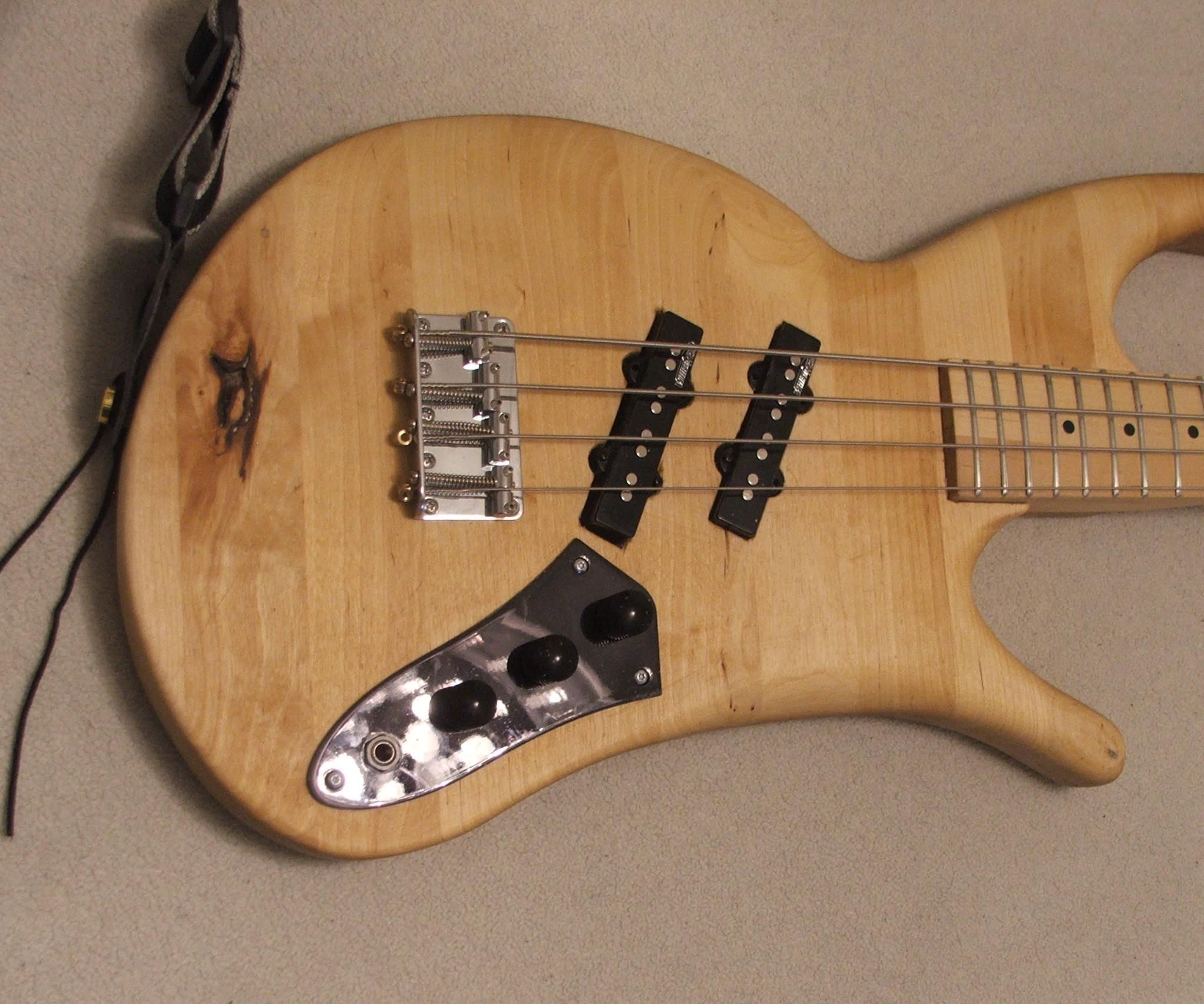 3 Guitars Made From a Table. #3 the Jazz Bass