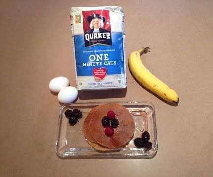 Delicious & Easy 3 Ingredients Pancakes - Healthy Breakfast