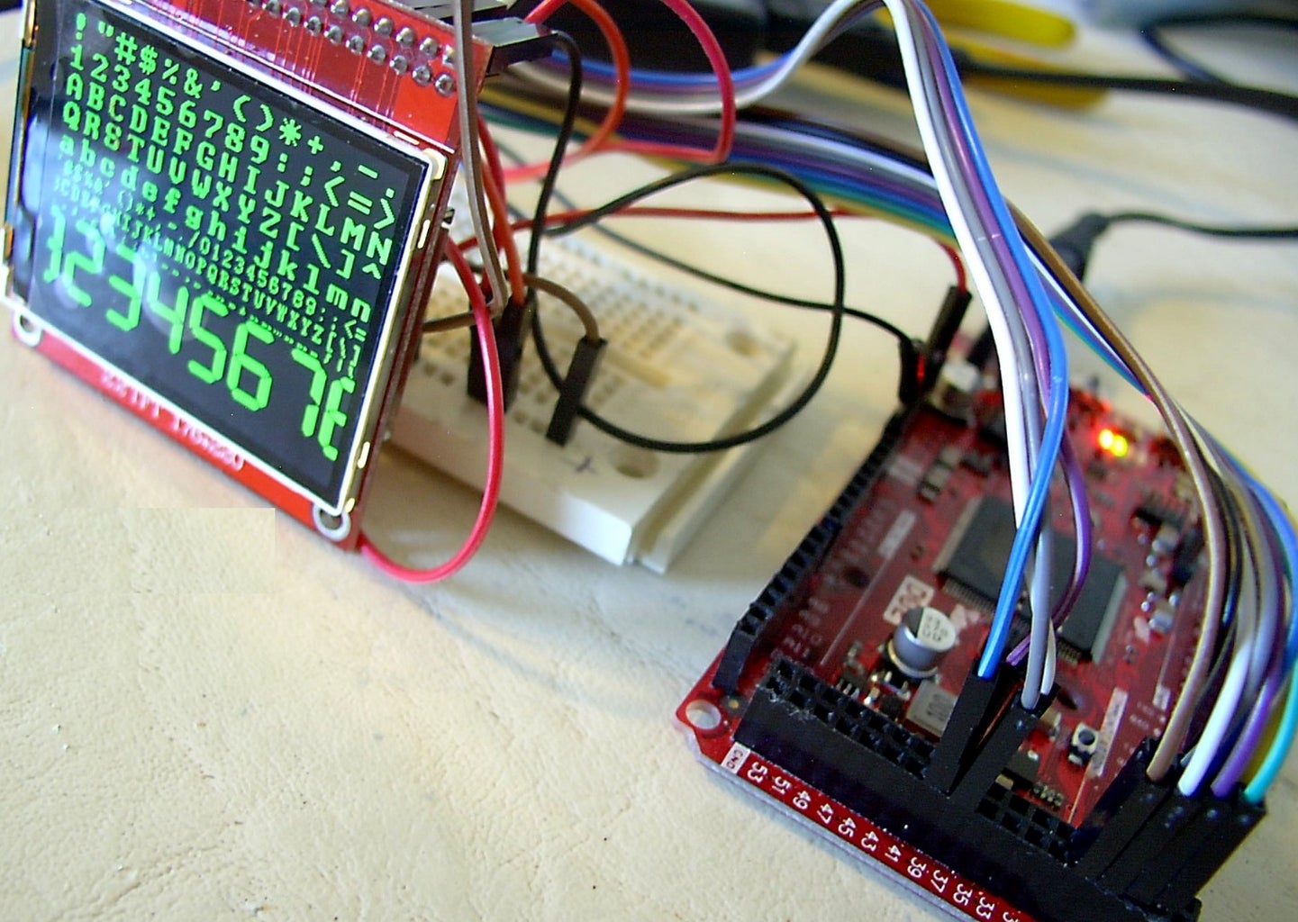 The Arduino / TFT LCD Connection