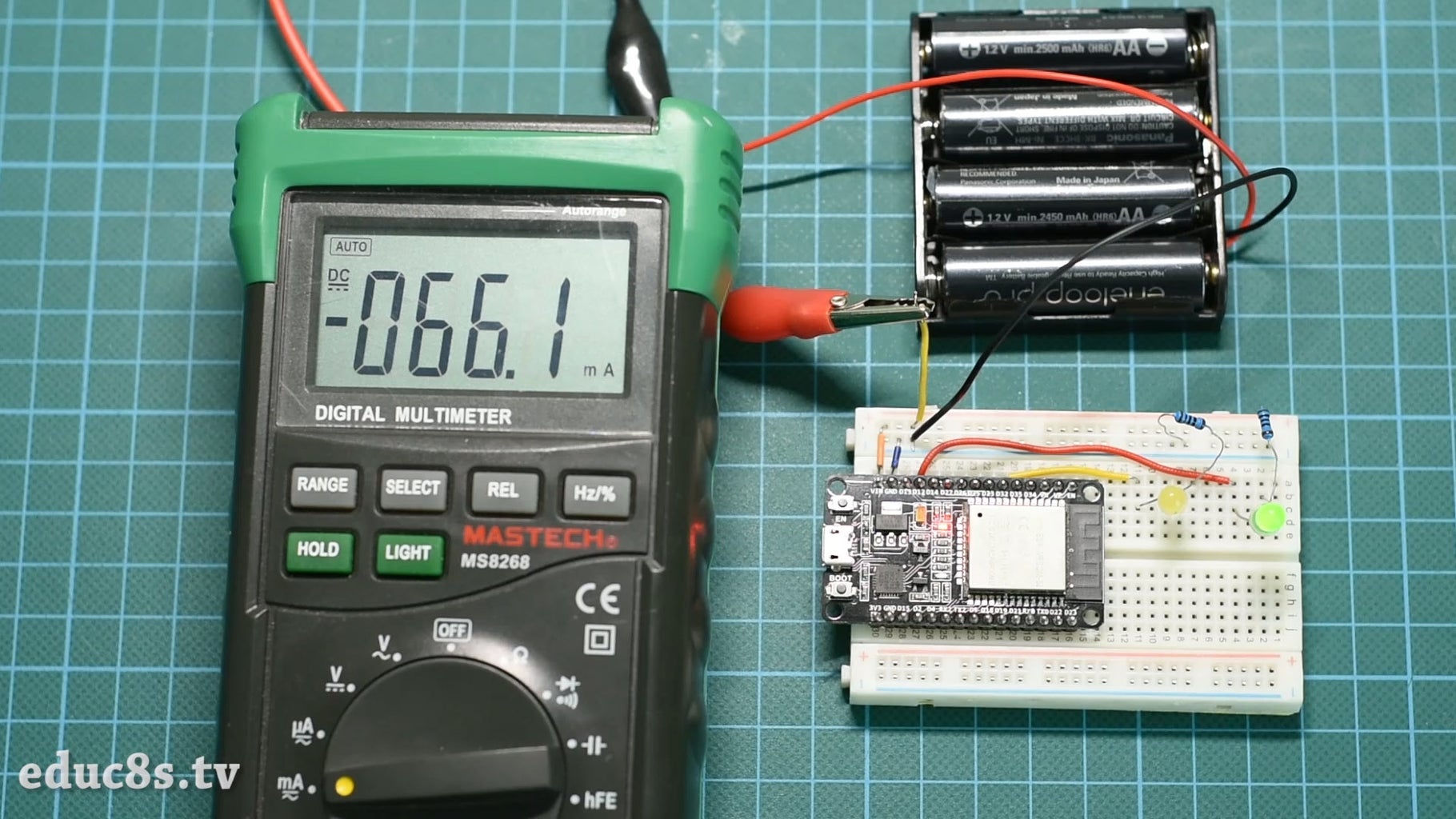 ESP32 Deep Sleep Tutorial : 7 Steps Circuit Diagram