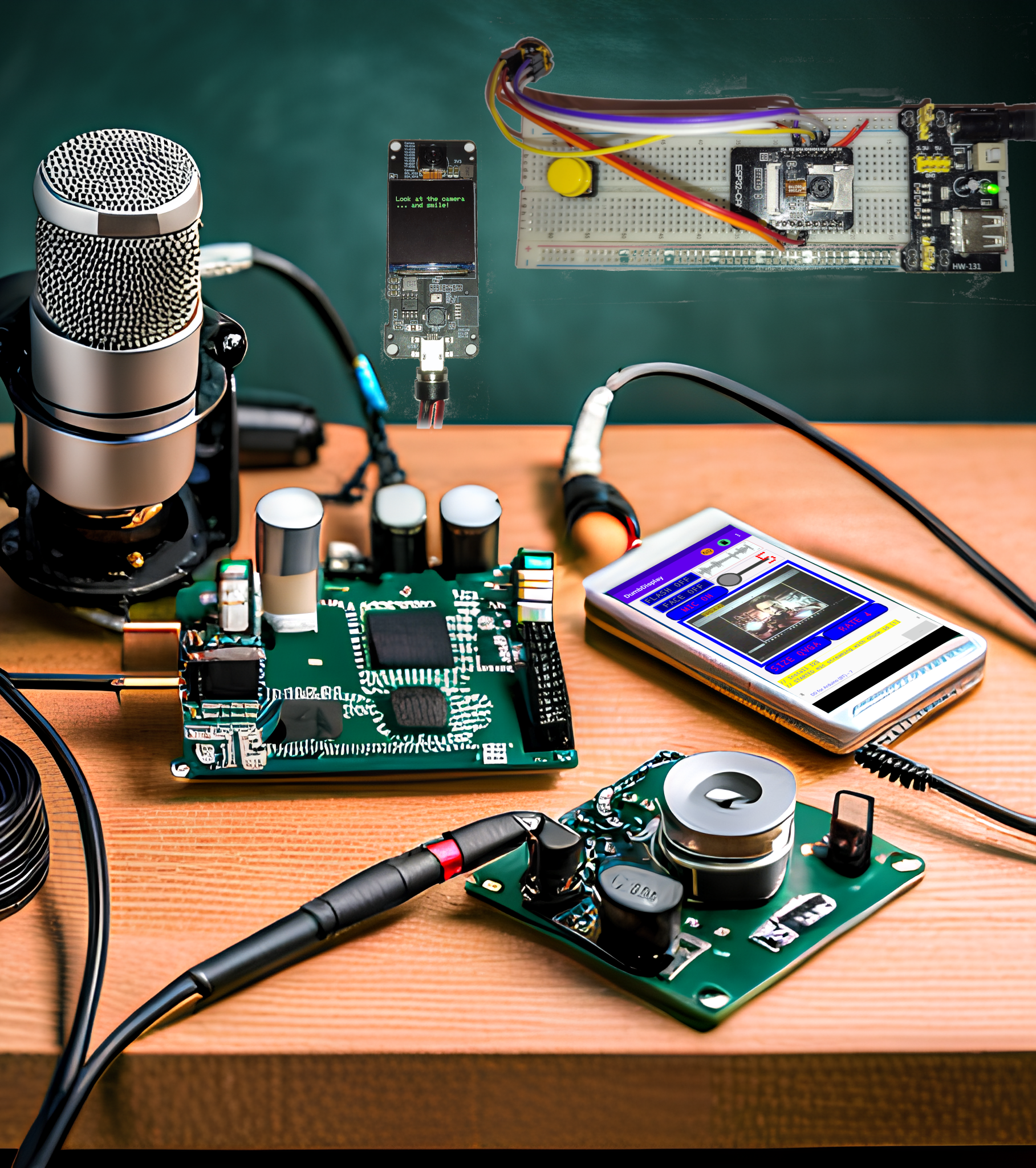 Camera and Mic Arduino Experiment With TTGO T-Camera Plus and ESP32-Cam ...