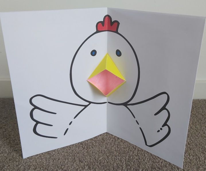 Pop Up Card - Chicken