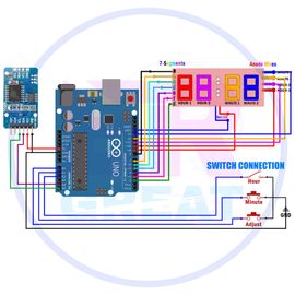 How to Make a Digital Clock at Home Using Arduino & RTC Module - Auto ...