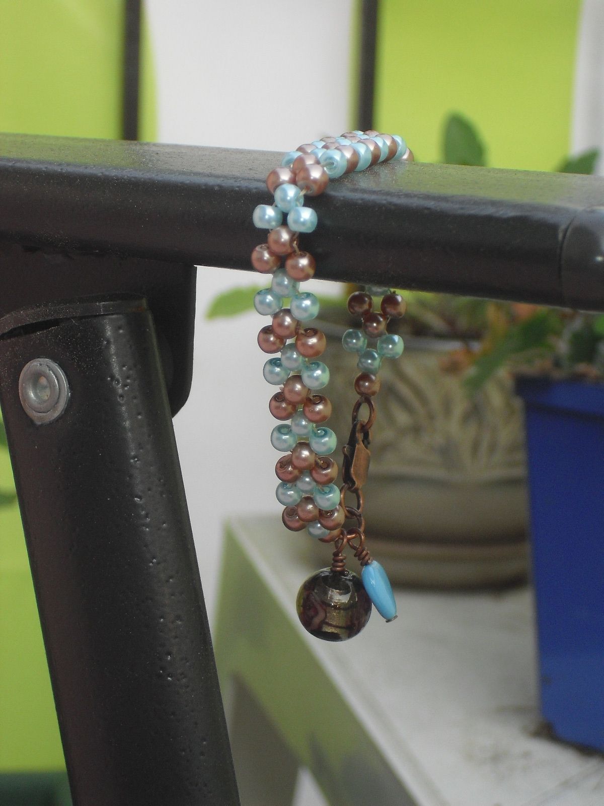 Easy 2-needle Right-angle Weave Bracelet (sizes May Vary!)