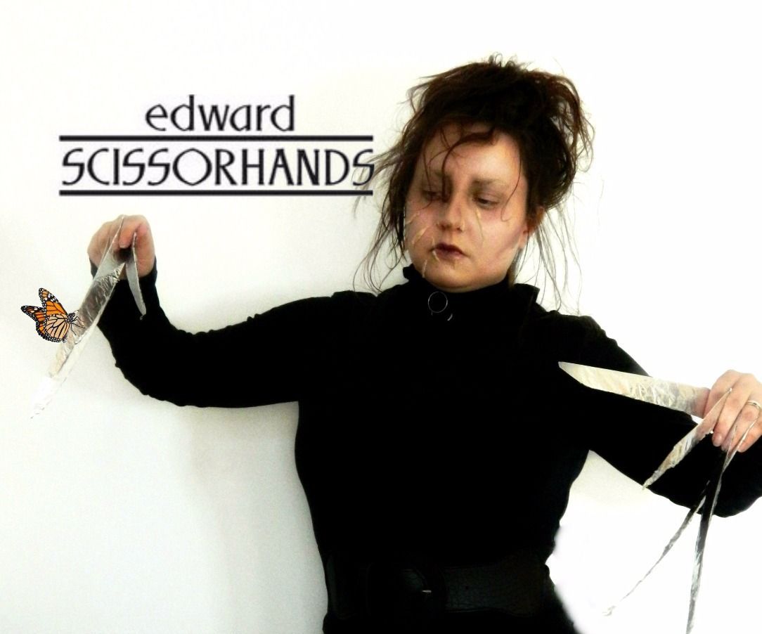 EDWARD SCISSORHANDS Halloween Makeup/costume Tutorial