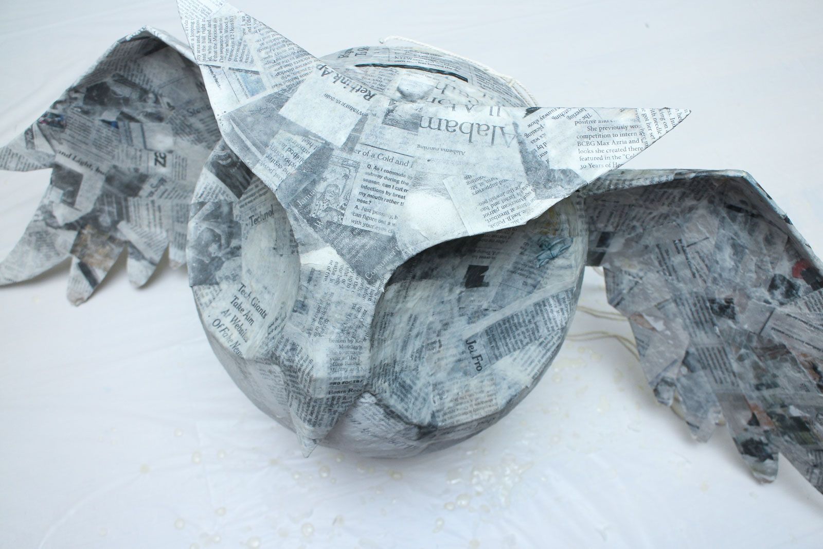 Paper Mache With Flour 6 Steps Instructables