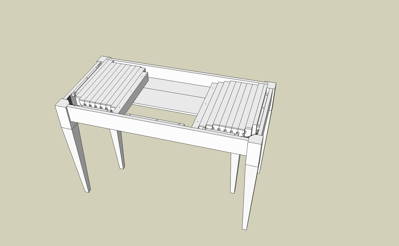 Diy extendable dining online table